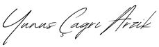 Yunus Çağrı Arzik İmza